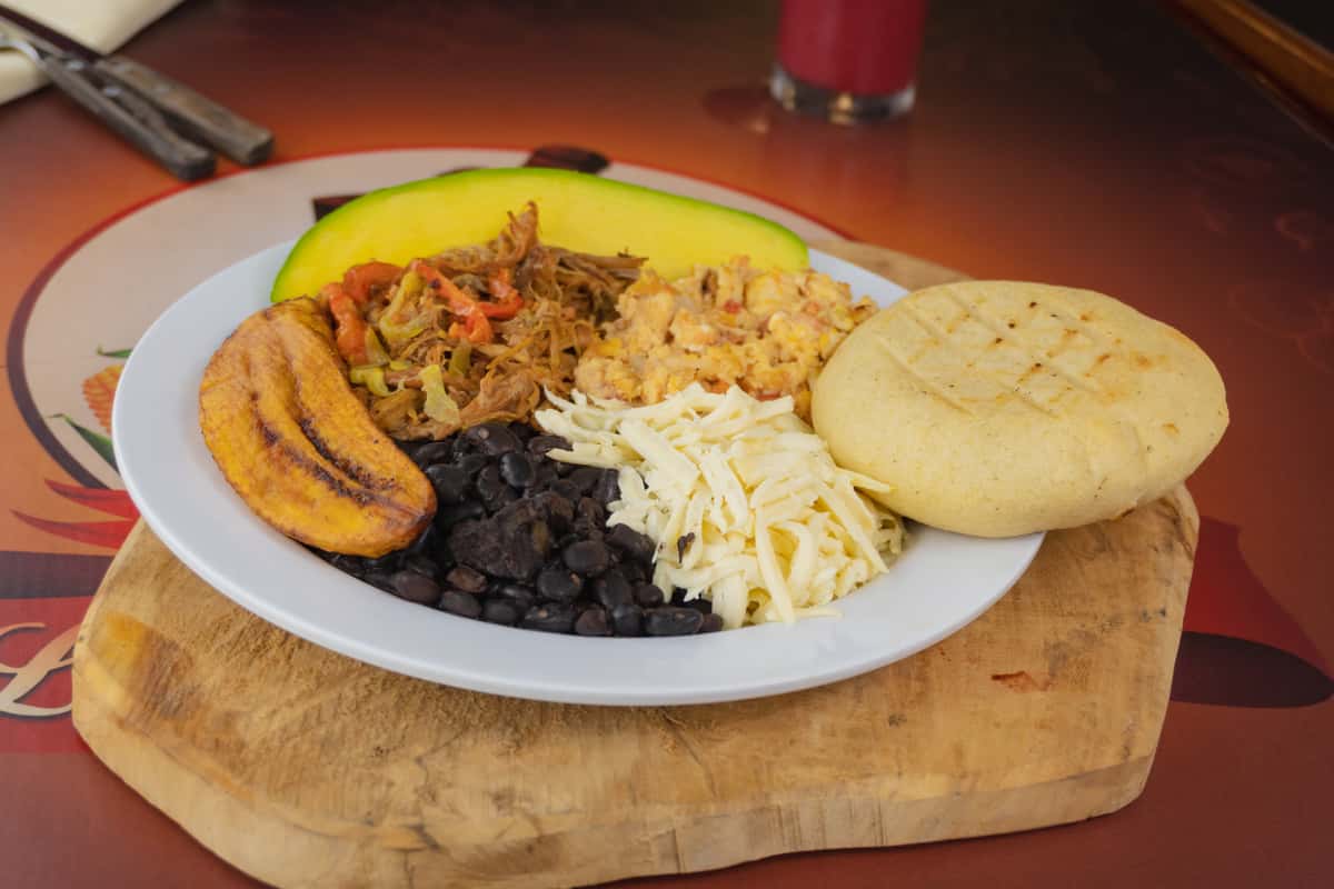 Desayuno criollo venezolano