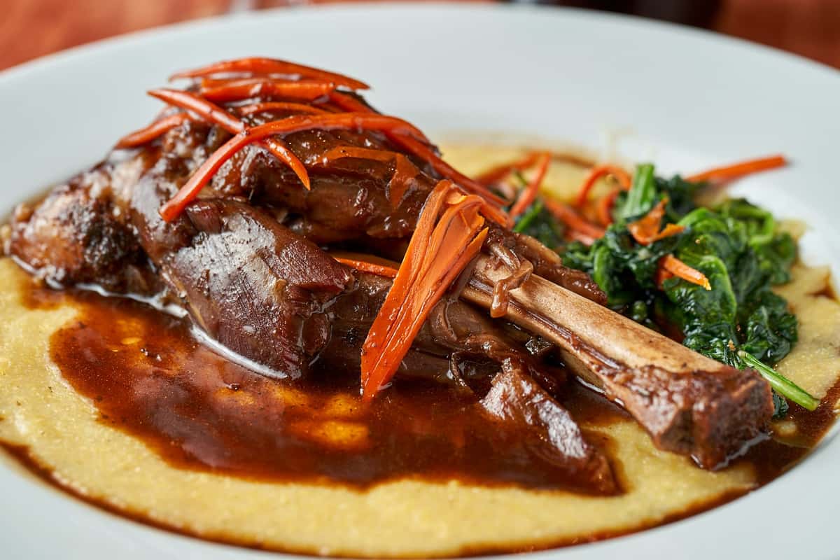 Lamb Shank & Pollenta