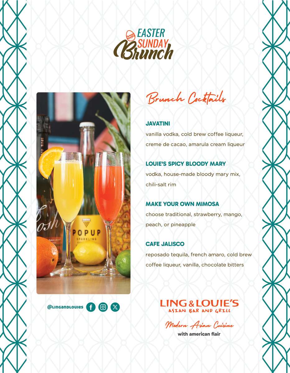 Easter menu - Back