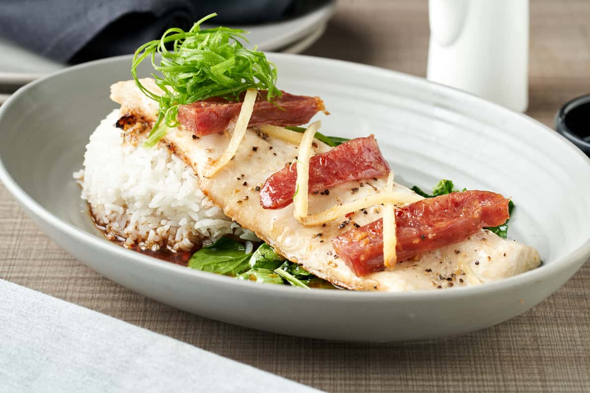 Cantonese-Style Branzino