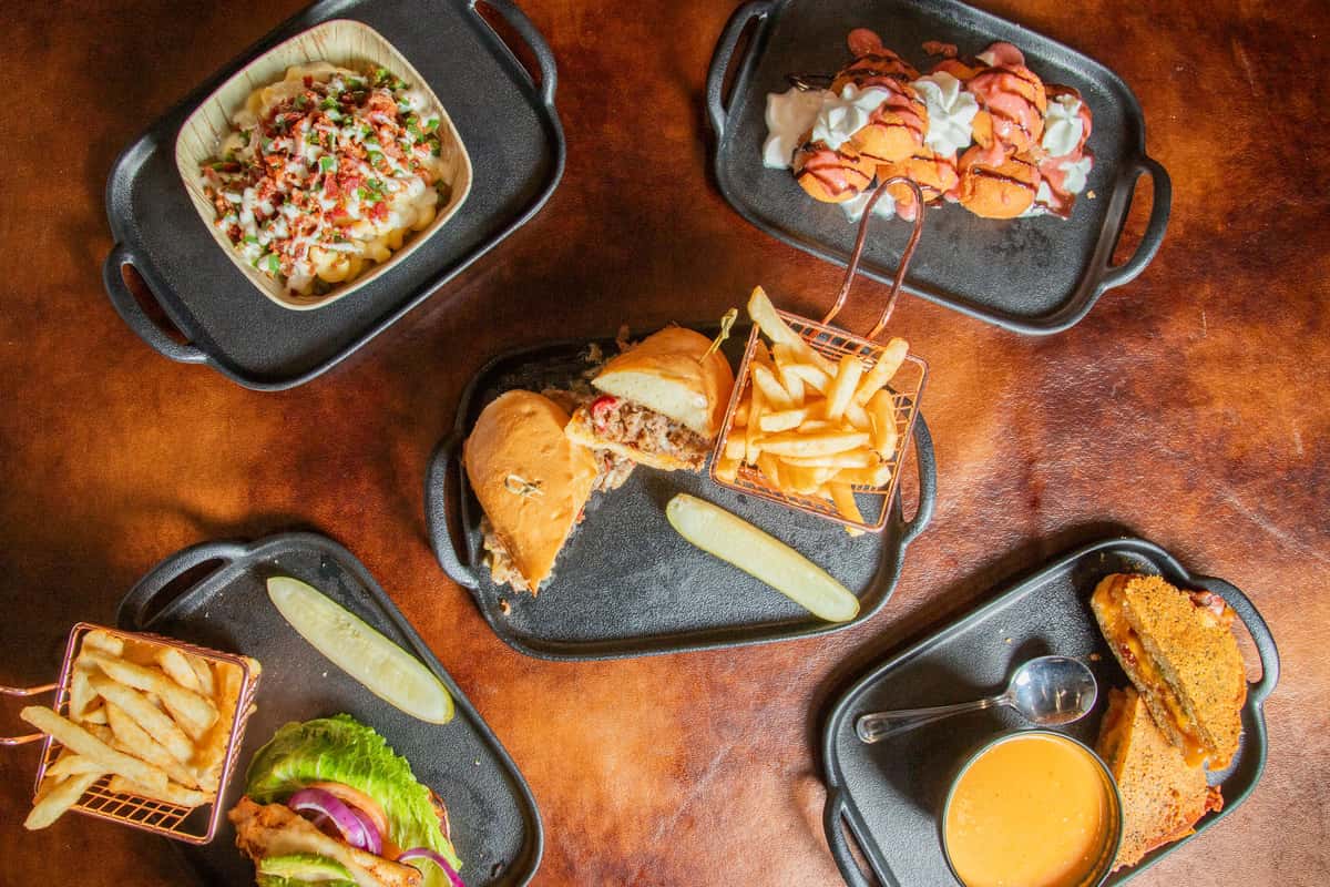 Specialty catering platters from Riverside Pub Grand Junction featuring elevated pub favorites and custom menu items