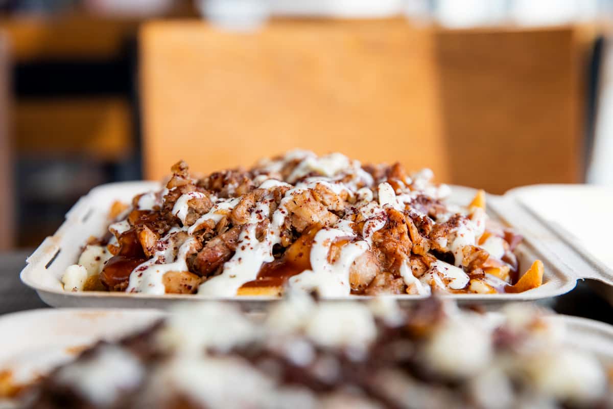 Plate of loaded fries