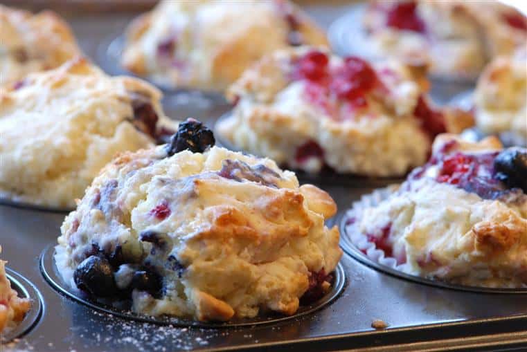 blueberry muffins