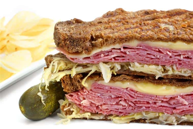 toasted ham and cheese sandwich
