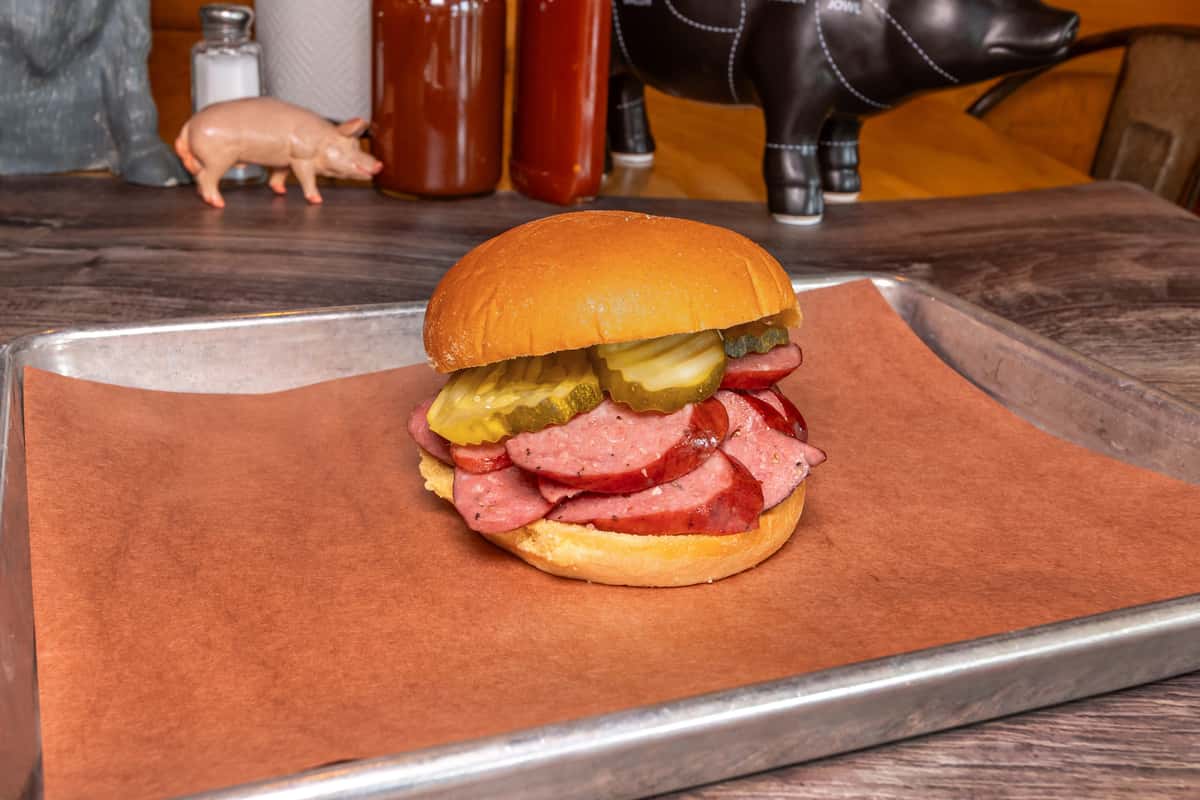 Smoked Sausage Sandwich