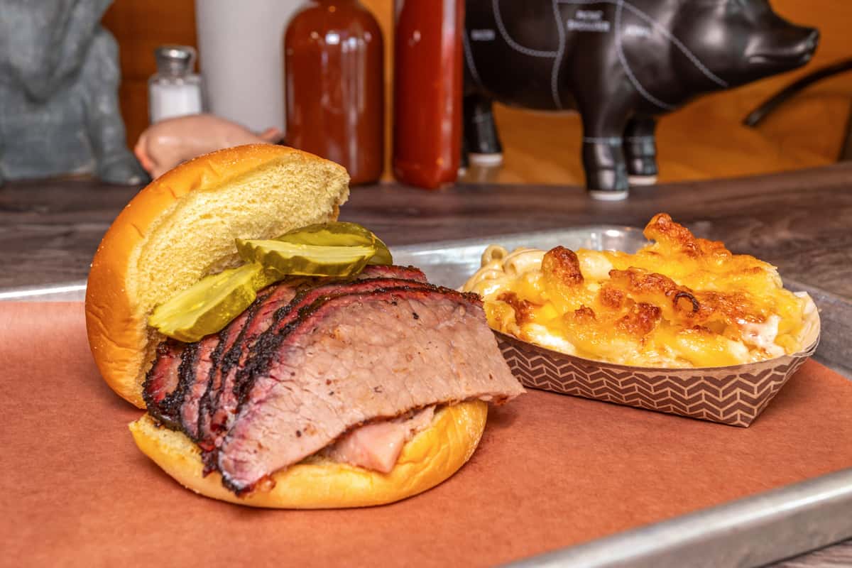 Smoked Beef Brisket Sandwich Combo