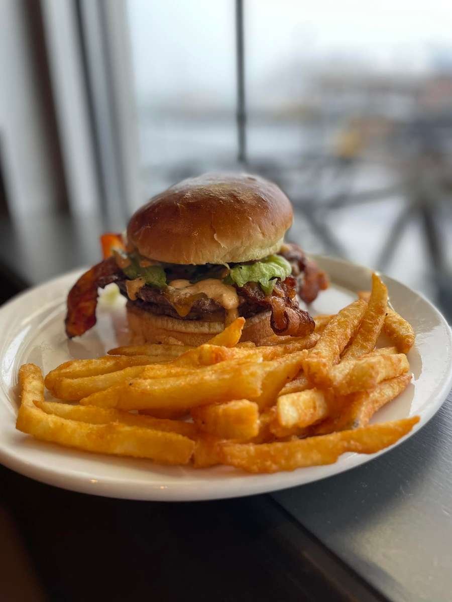 Bacon cheeseburger from The Locale in Brownsburg