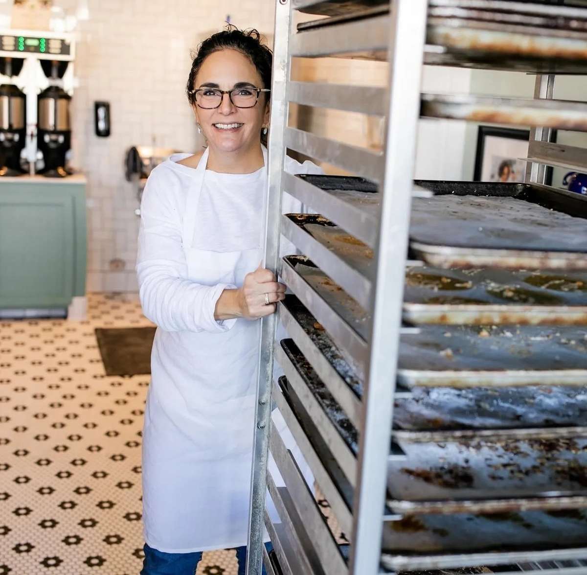 Amy Dixon working