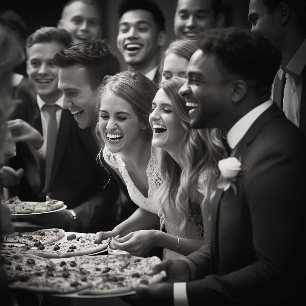Pizza for wedding