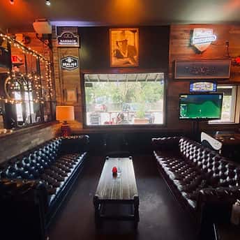 Interior booth seating