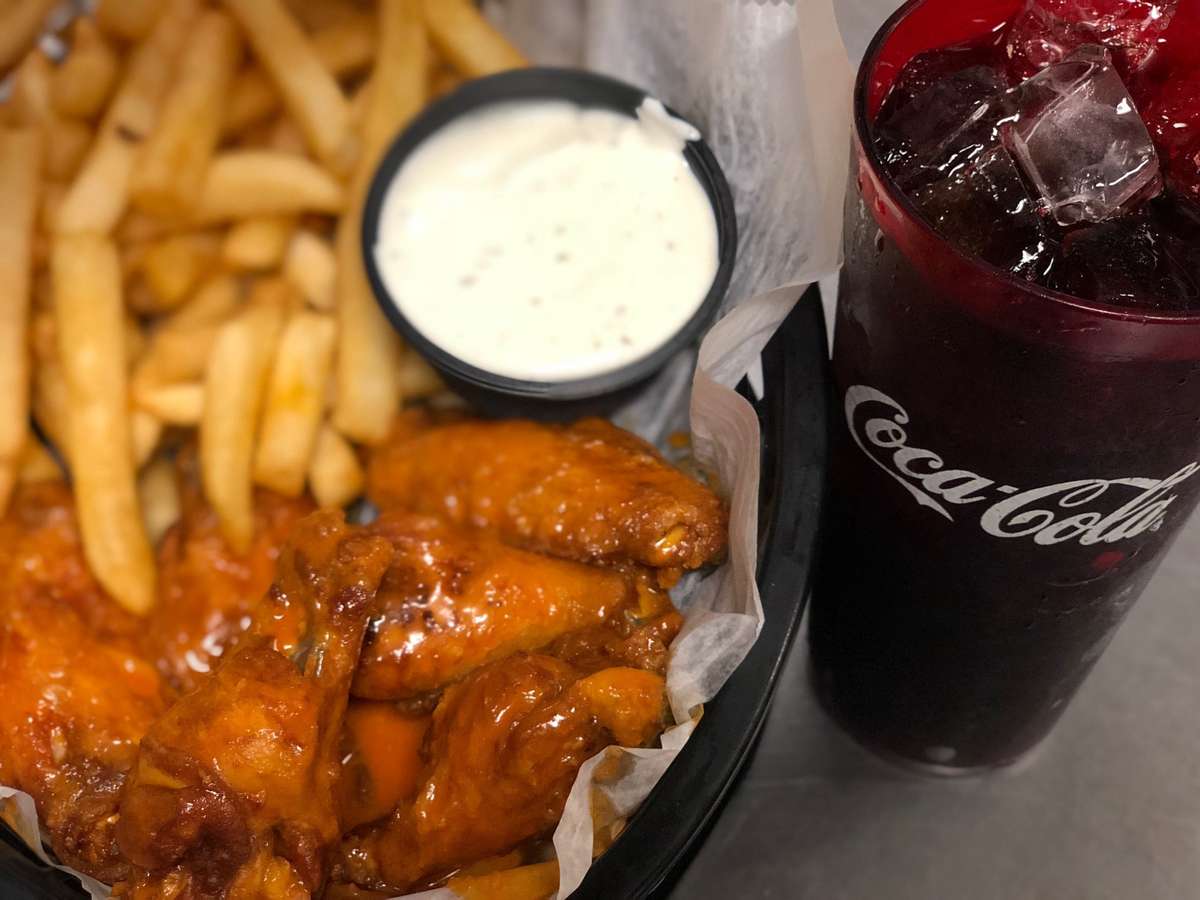 wings and soda