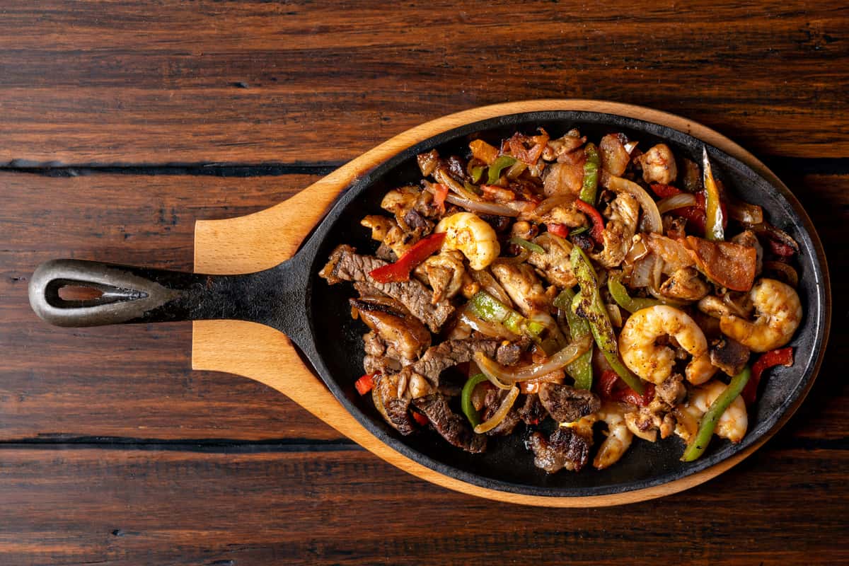 trio fajitas