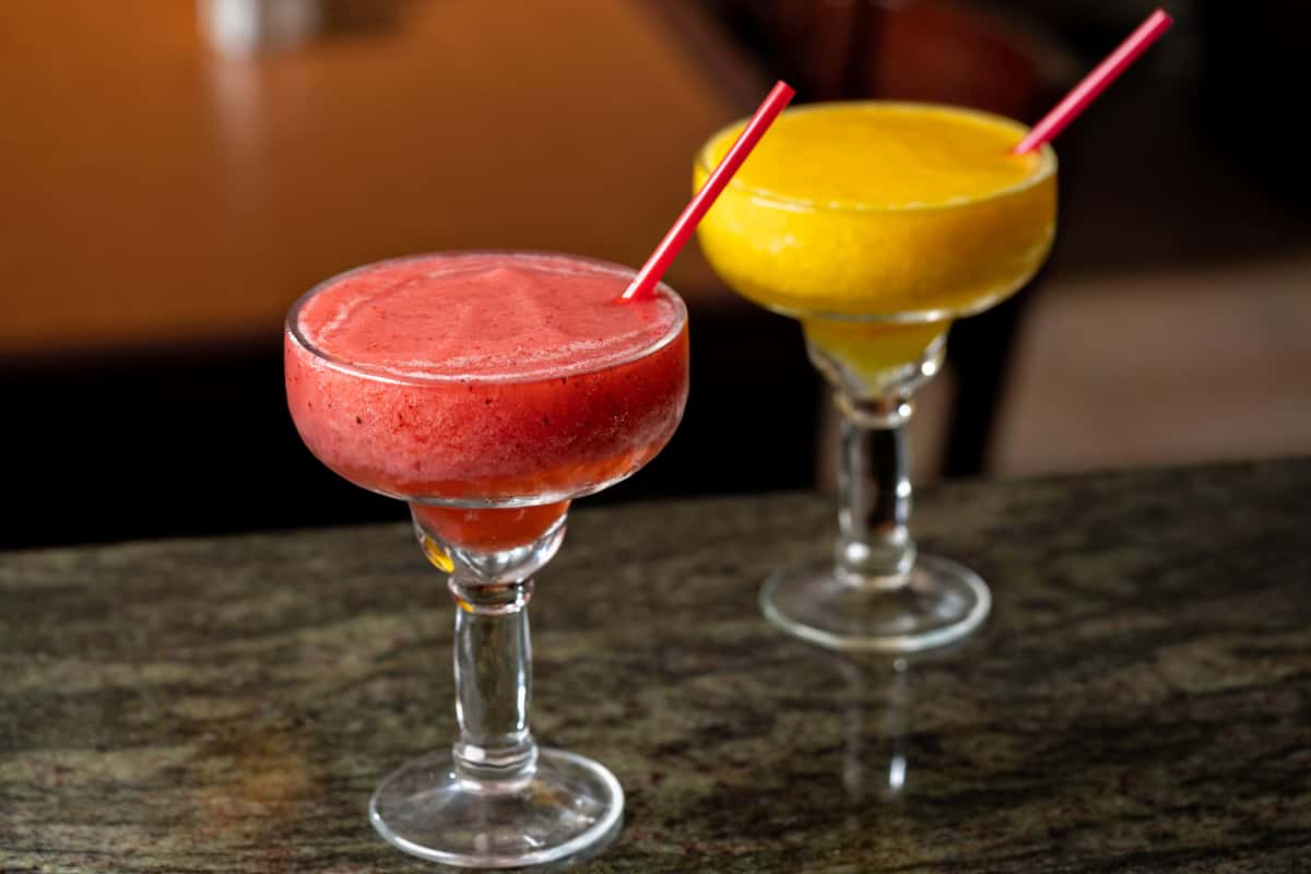 Strawberry Margarita and Mango Margarita