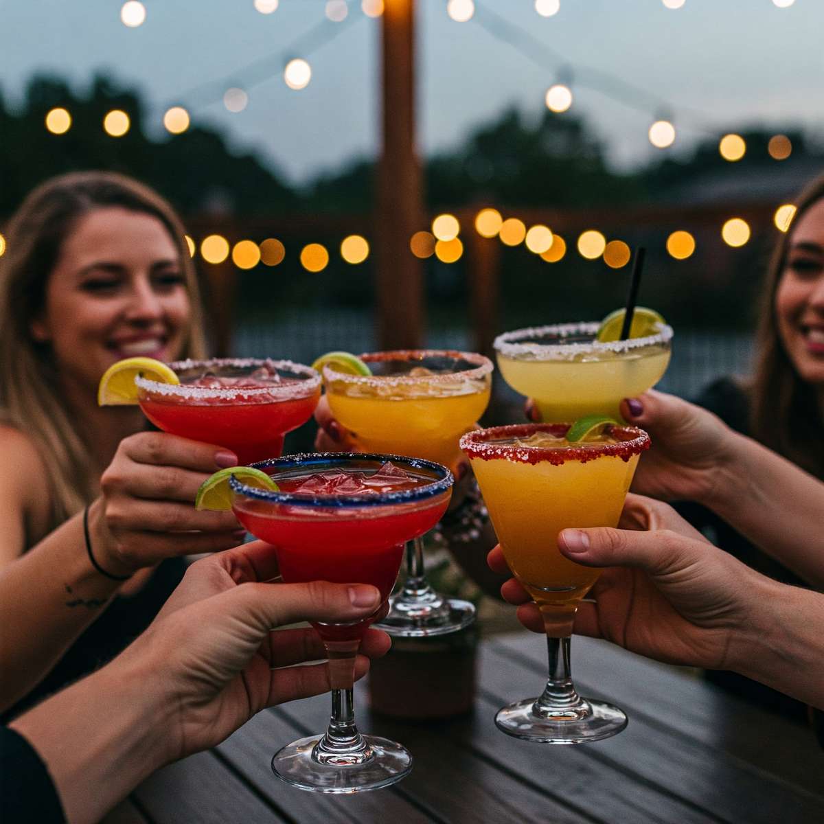 Colorful Margarita Cheers