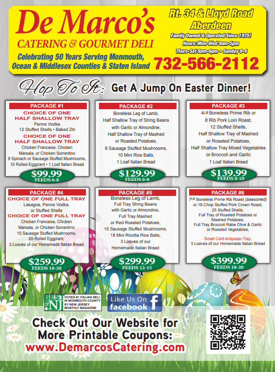 Easter Specials! 