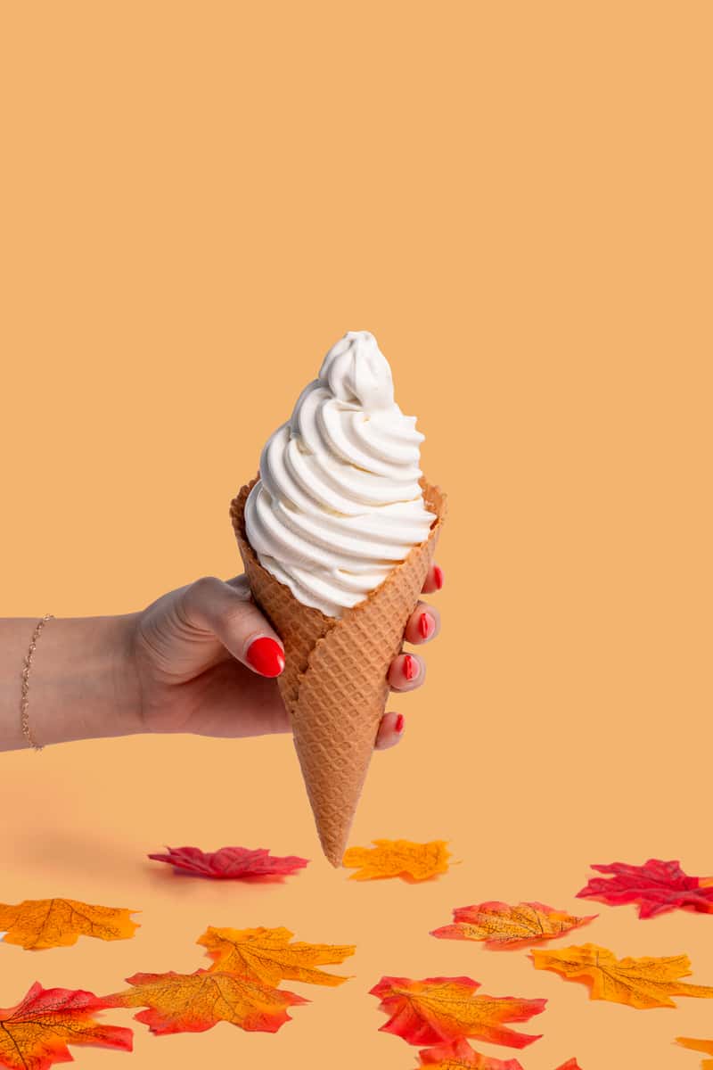 pumpkin spice soft serve