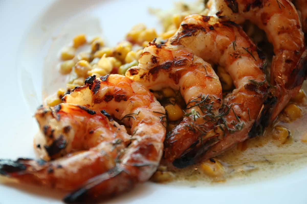 Grilled Jumbo Shrimp - Weekend at the Cottage