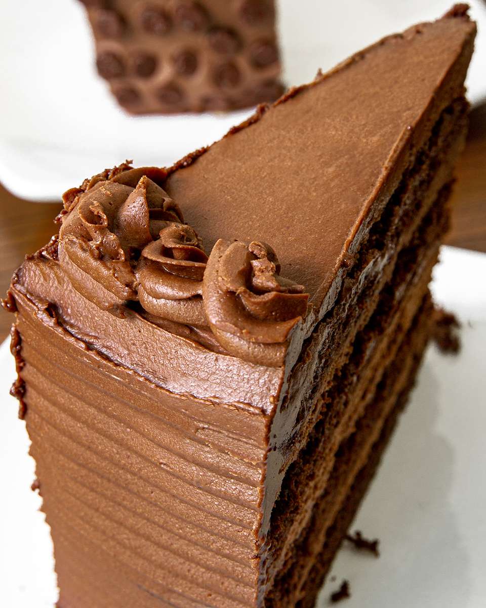 Chocolate Layer Cake (aka Spartak Cake) - Momsdish
