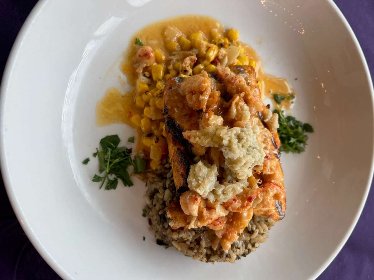 halibut and rice