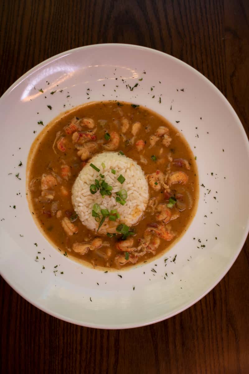 Crawfish tails sauteed in our etouffee sauce with white rice.