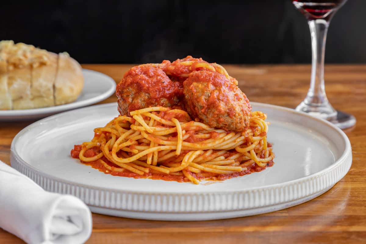 Spaghetti With House Meatballs
