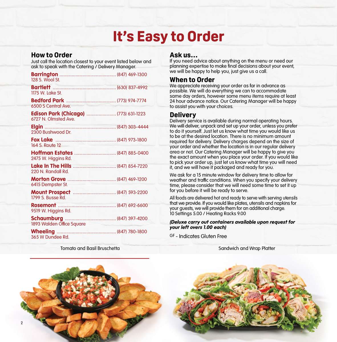 Catering From Morettis