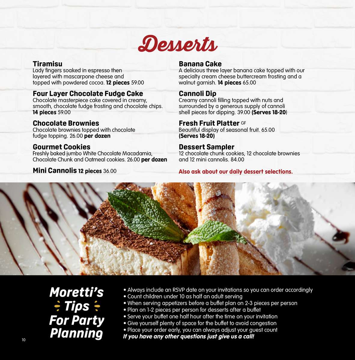 Catering From Morettis