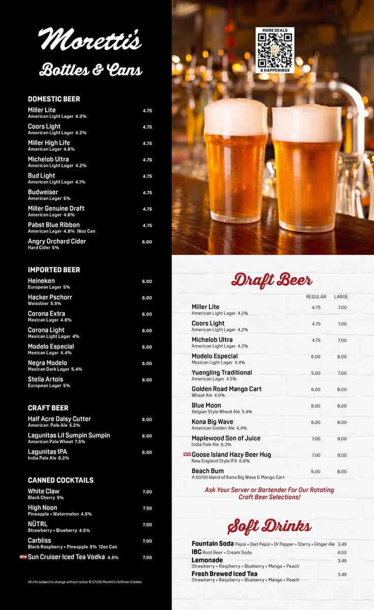Hoffman Fall Drink Menu