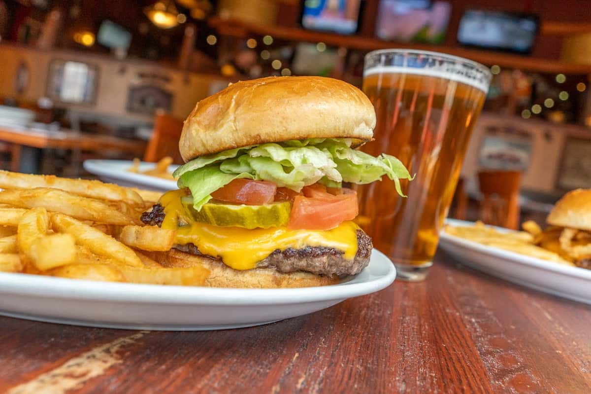 half price burger monday at morettis restaurants