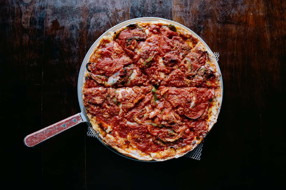 Deep Dish at Moretti's
