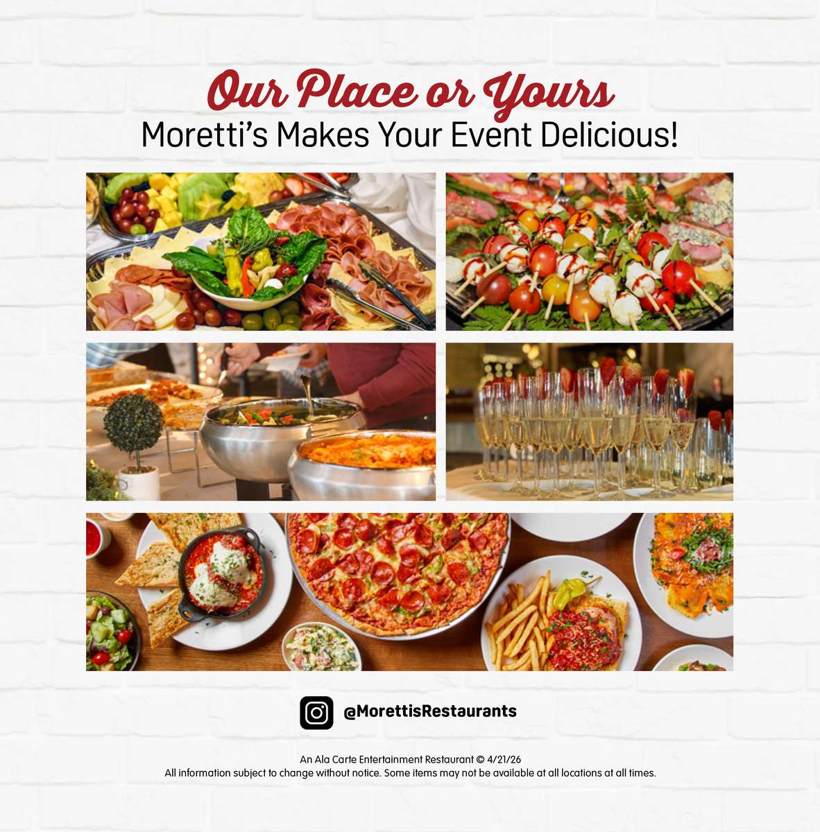 Catering From Morettis