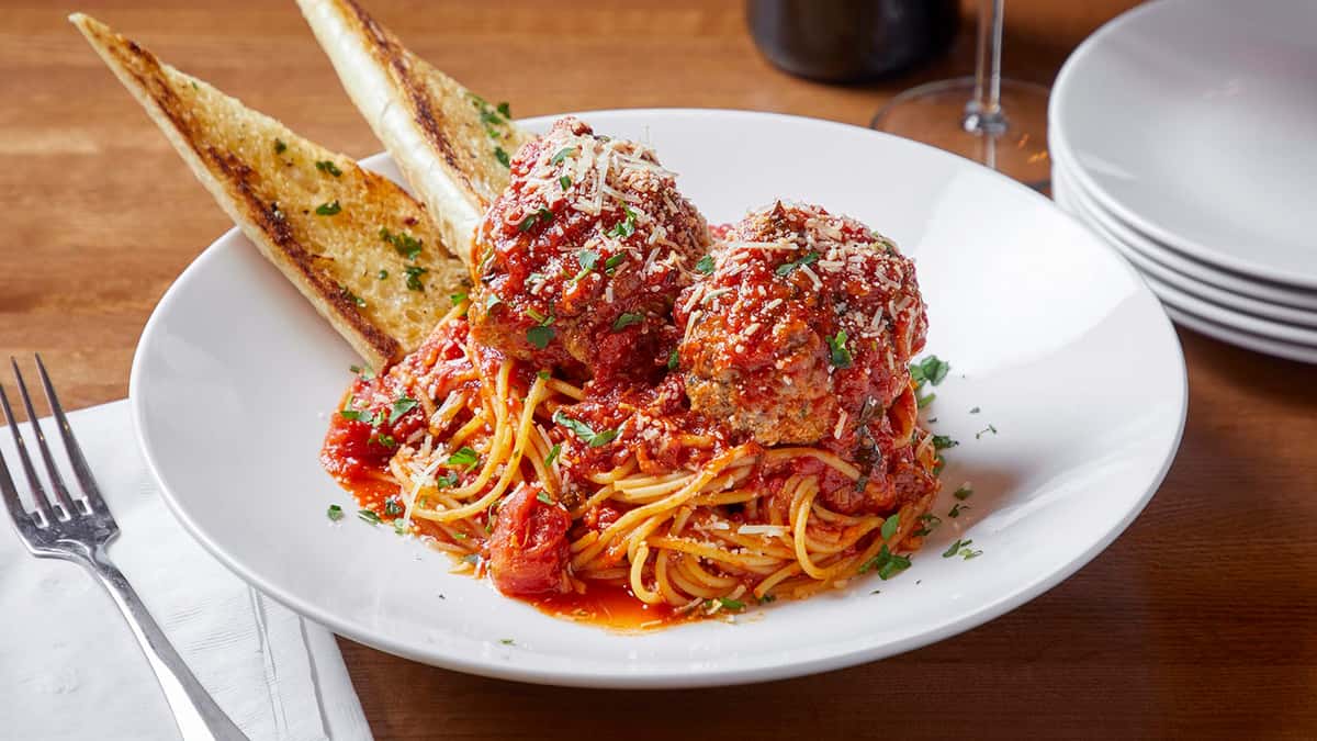 spaghetti and meatballs