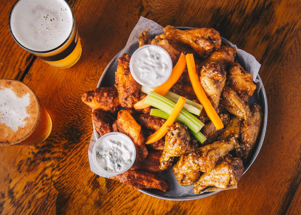 wings and beer