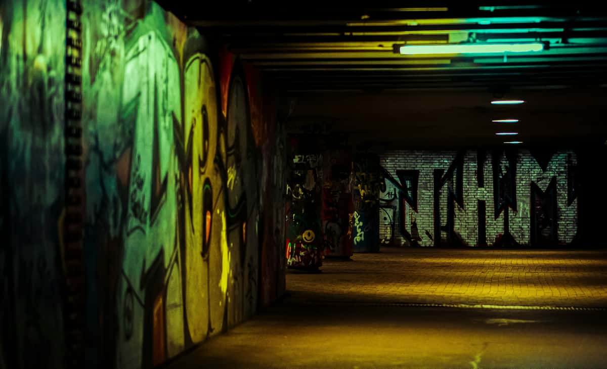 Graffiti wall