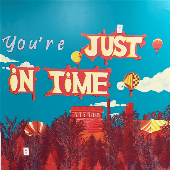 Just In Time Recreation Mural