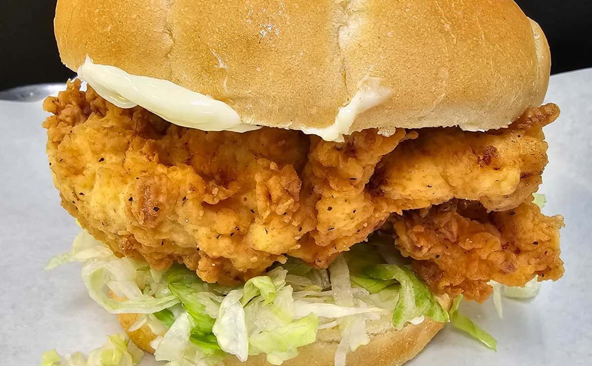 Fried chicken sandwich