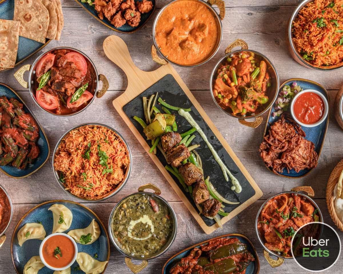 group of dishes