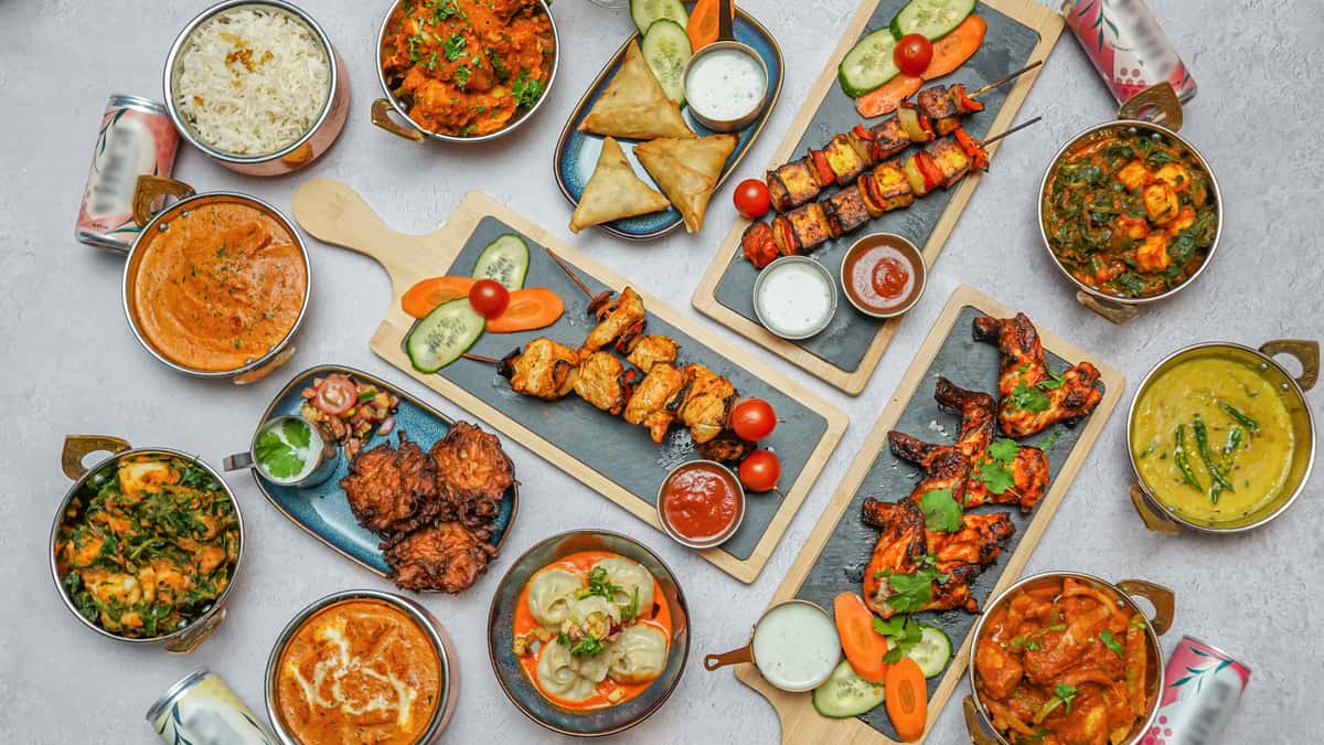 Group of food hero shot