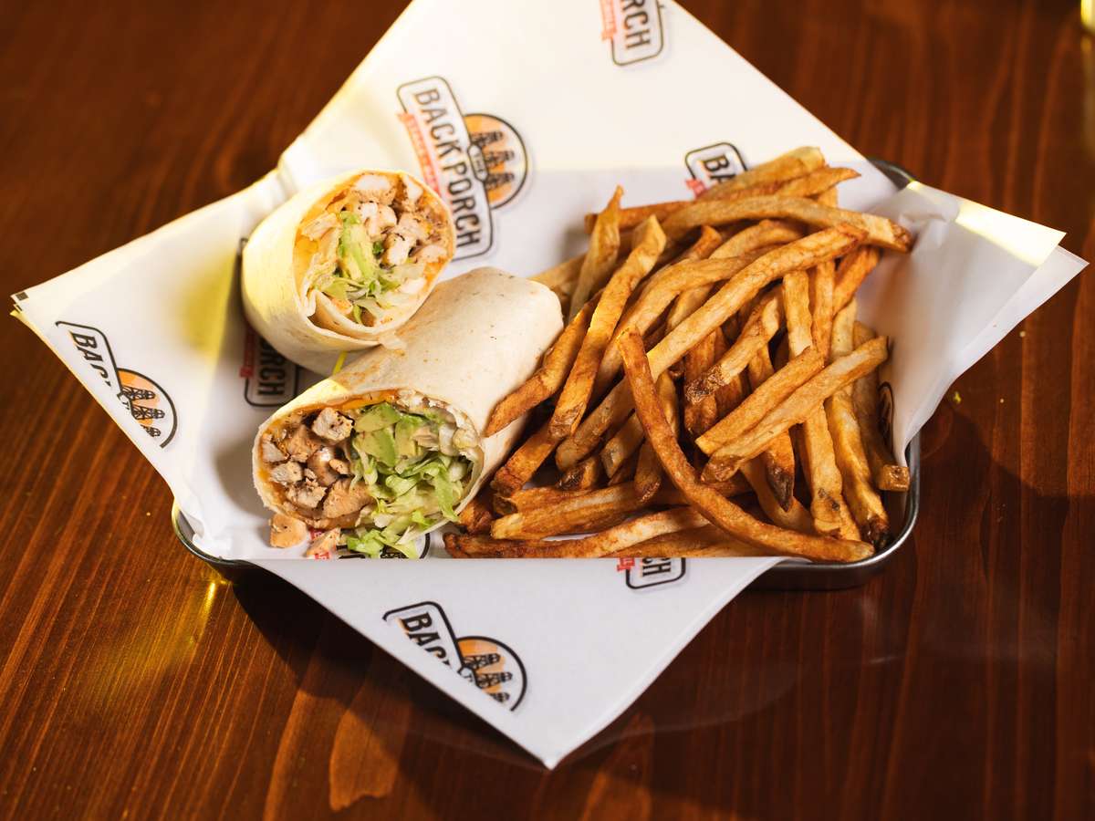 Chipotle Chicken Wrap The Back Porch Kilgore