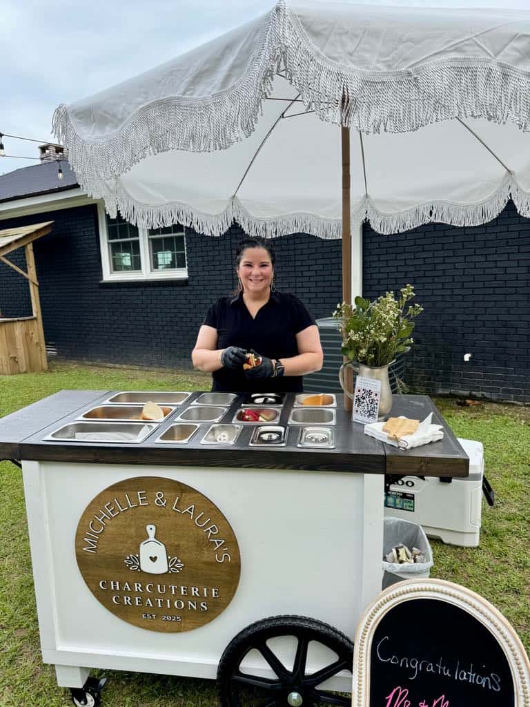 Mobile Charcuterie Cart