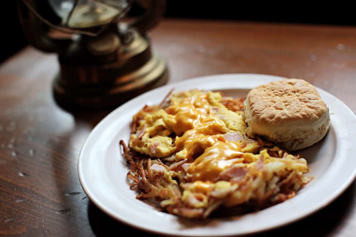 ham n egg omelette