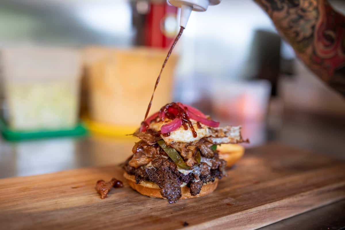 Cowboy burger
