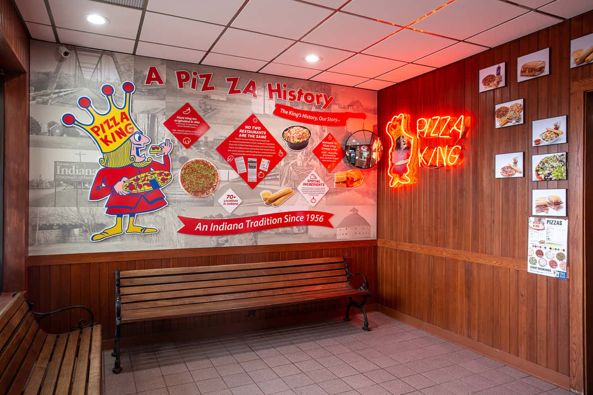 Interior of a Pizza King Location