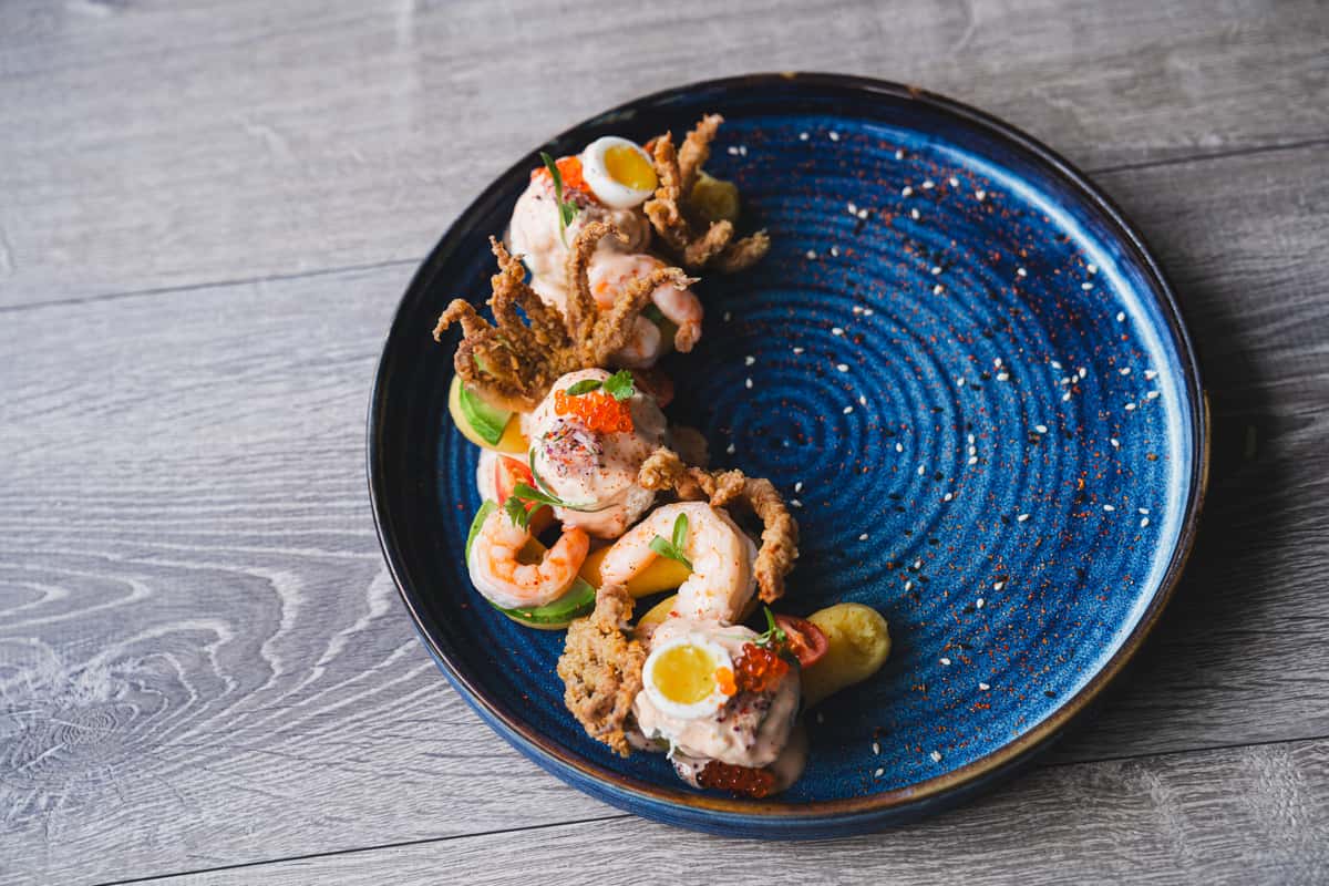 CAUSA DE CANGREJO Y TRUFA