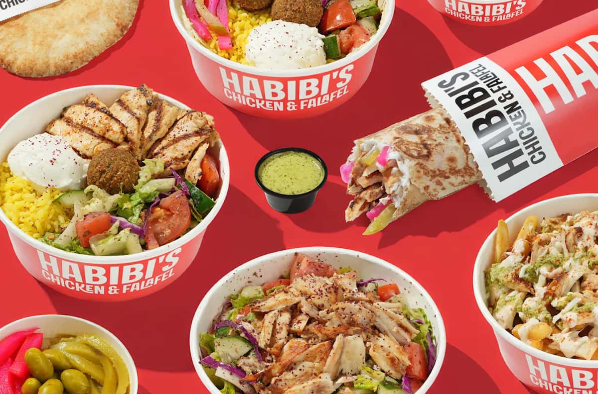Falafel bowls and wraps