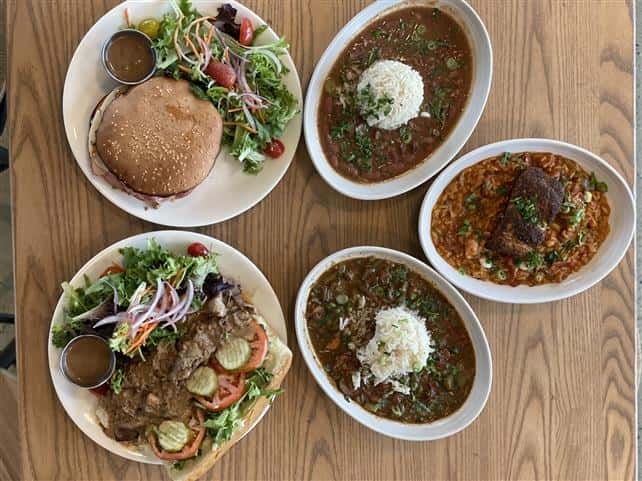 variety of food