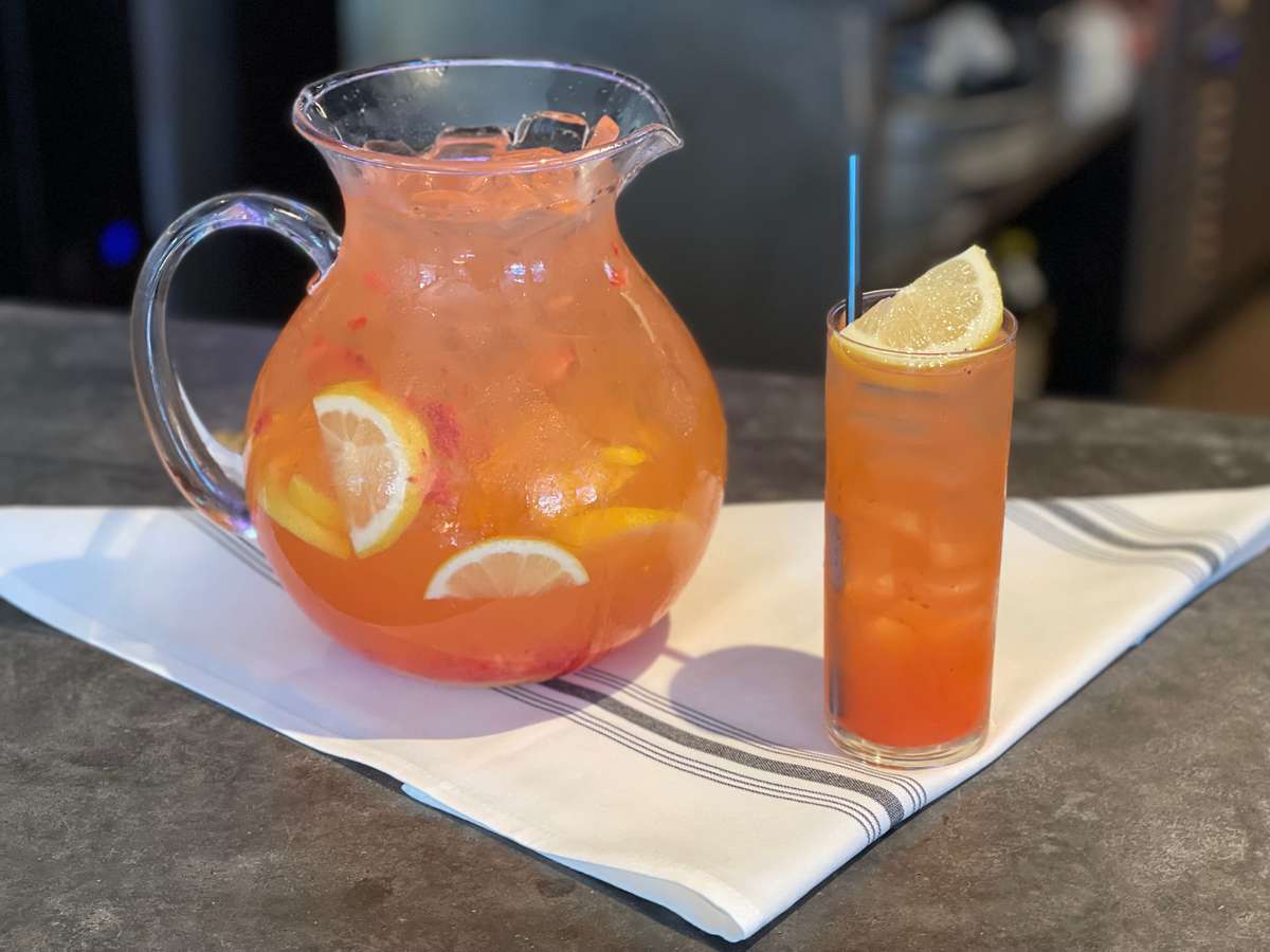 Strawberry Lemonade Cocktail Pitcher