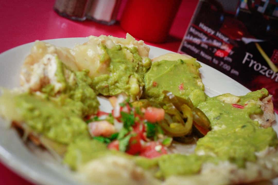 Chicken Guacamole Nachos