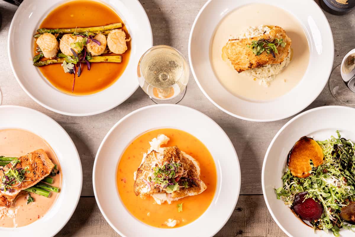 table of food