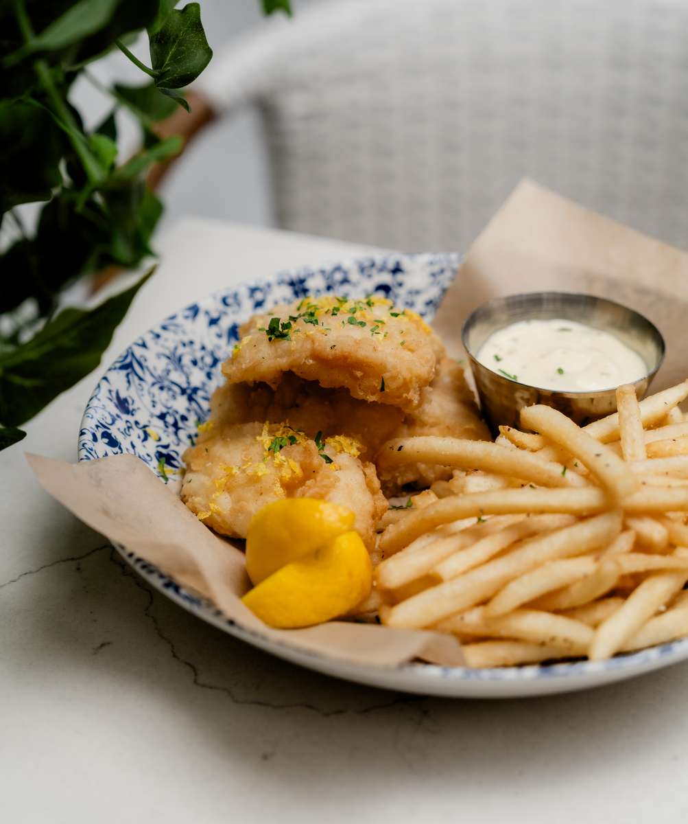 Fish \u0026 Chips - The Hampton Social | Coastal Cuisine | Parker Hospitality, image size:1003x1200